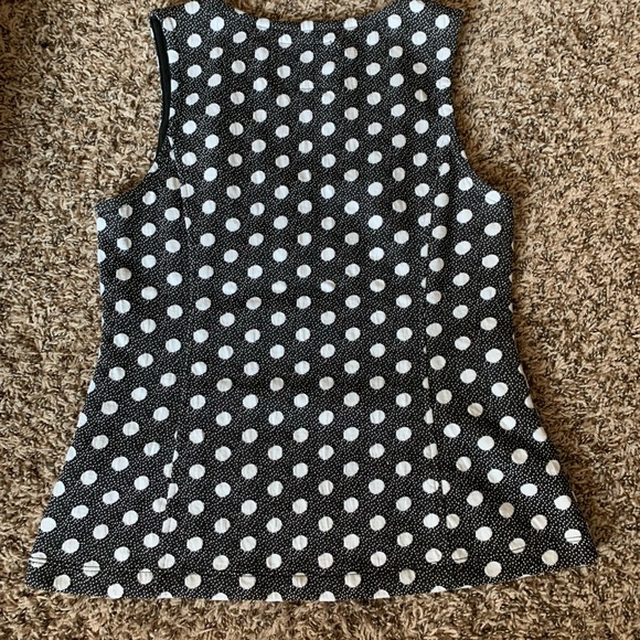 Anthropologie Maeve Polka Dot Top Small - Picture 5 of 5